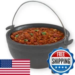 Tablecraft Products CW30151 Cast Iron Mini Round Kettle Server Diameter 6 New. Price: $34.83.