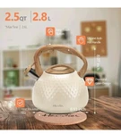 Harriet Tea Kettle, Pot For Stovetop, 2.5QT Whistling With... New. Price: $35.00.