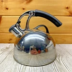 Oxo Uplift Tea Kettle 18/8 Stainless Steel 2QT/1.9L Good Grips Stovetop Used. Price: $23.00.
