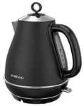1.7L Evoloop Electric Kettle Bpa Free Tea Hot Water Boiler Stainless Steel Black Open. Price: $27.99.