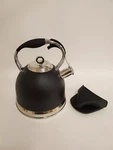 Sotya Tea Kettle 3 Quart Induction Modern Stainless Steel - Black Used. Price: $34.98.
