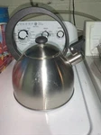 Creative Home Silver Tea Pot For On Top Of Stove New. Price: $15.10.