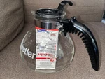 Vintage Gemco The Whistler 8 Cup Whistling Glass Coffee Tea Pot Kettle New. Price: $22.00.