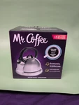 Mr. Coffee Flintshire 1.75-QUART Whistling Tea Kettle Stainless Steel *new*. Price: $12.00.