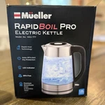 Mueller Ultra Kettle Model No. MKX-777 1500W Electric 1.8L With Leds Open. Price: $17.99.