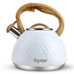 Kettle, Teapot Whistling With Wood Pattern Handle Loud Whistle, Fo... New. Price: $53.57.