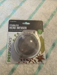 Progressive Prepworks Stainless Steel Herb Ball, 3" Tea Soup Homebrew New. Price: $8.99.