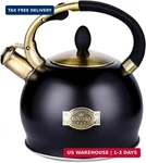 Susteas Stove Top Whistling - Food Grade Stainless Steel New. Price: $55.33.