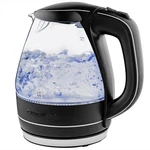 Ovente 1.5L Electric Hot Water Kettle, Glass With Filter, Black KG83B New. Price: $28.99.