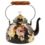Mackenzie-childs Enamel Tea Kettle Decorative For Stovetop 3 Quarts New. Price: $298.78.