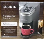 Keurig K-supreme Smart Single Serve Coffee Maker Gray K28 New. Price: $141.06.