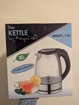 Megachef 1.8 Liter Cordless Glass And Stainless Steel Electric Tea Kettle New. Price: $20.00.