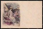 Illustratori Artist Signed Le Riverend Risque Lady Chemise Mode Cartolina ZG6744 Used. Price: $22.00.