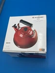 Creuset - 1.7 Qt Tea Kettle White W/ Fixed Whistle 100% For Charity New. Price: $79.99.