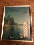 Vintage Advertising Thermometer Airline Auto Electric Service Hazel Park Mi Duck Used. Price: $40.00.