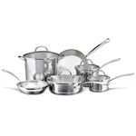 Farberware Millennium Stainless Steel Cookware Professional Pots And Pans 10-PC New. Price: $173.98.