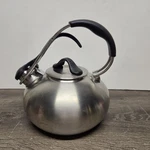 Chantal SL37-LOOP Brushed Stainless Steel Whistling Tea Pot Kettle 1.8 Qt Open. Price: $35.00.