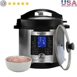 6 Quart Stainless Steel Electric Digital Pressure Cooker With Lid 1000W Kitchen New. Price: $102.90.