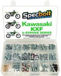 Specbolt 250PC Kawasaki Oe Replacement Kit KXF250 KXF450 KX250F KX450F New. Price: $66.00.