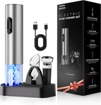 6-IN-1 Electric Wine Opener Gift Set, Babonir Stainless Steel Usb-c Rechargeable New. Price: $40.99.