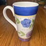 Gibson Housewares Coffee Tea Coacoa Mug With Handle Floral, 6" Tall Used. Price: $11.48.
