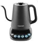 Chefman True Temp Gooseneck Cordless Electric Kettle 0.8L Black Auto Shut-off Open. Price: $33.99.