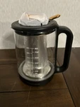 Narcissus KP-803 Electric Tea Kettle 1.8L Glass & Steel, Temp Control, Infuser Open. Price: $29.99.