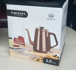 Dmofwhi Cordless Electric Gooseneck Kettle 1.0L 1000W Brown D-GNK902 New. Price: $32.00.