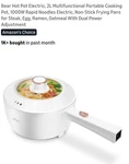 Bear Electric Hot Pot 2L Dual Power Non-stick Two-piece Set White New. Price: $30.00.