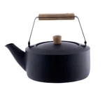 Miyazaki Seisakusho Large Tea Kettle Black CHA-12 Suitable For Gas, Induction Used. Price: $119.99.