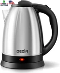 Dezin Electric Upgraded, Bpa Free 2L Stainless Steel Tea Kettle, Fast Boi New. Price: $40.71.