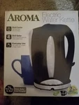 Aroma Electric Water Kettle AWK-108 Auto Shut Off Black. Brand New Never Used. Price: $29.74.