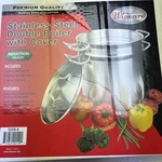 Winware Stainless 8 Quart Double Boiler With Cover New. Price: $99.00.
