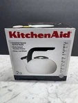 Kitchenaid 2 Qt Whistling Tea Kettle White Porcelain Enamel - New. Price: $44.99.