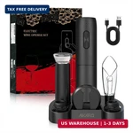 Aikaro - Electric Wine Bottle Opener Automatic Corkscrew, Rechargeable (set C) New. Price: $29.67.