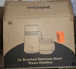 Vivohome Water Distiller Countertop 1.1 GALLON/4L 304 Stainless Steel Distilled Open. Price: $123.24.