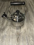 Creuset Stainless Steel Demi Tea Kettle 1.1 Liter / 1.2 Quart Used. Price: $69.00.