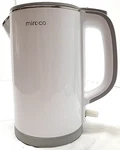 Miroco 1.5 Liter / Quarts MI-EK003 Double Wall Quiet Quick Electric Kettle White Used. Price: $21.13.