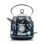 Vq - Laura Ashley 1.7L Dome Kettle Elveden Navy New. Price: $144.79.