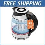 Premium Electric Kettle With Temperature Control & Removable Tea Infuser, 1.8L= New. Price: $51.99.