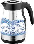 Brentwood KT-1962: 1.7 Liter Cordless Automatic Electric Glass Tea Kettle Pot New. Price: $35.89.