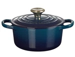 Le Creuset Signature Cocotte 16CM 1.5QT Agave Black Matte Enamel Light Gold Knob New. Price: $349.00.