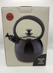 Copco Black Enamel On Steel Camden Whistling Tea Kettle 2-QT New Open Box. Price: $36.00.