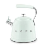 Stovetop Whistling Kettle 2.4 Quart Stainless Steel Retro Pastel Green Smeg New. Price: $299.99.