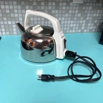 Russell Hobbs C330 Series Stainless Steel Electric Kettle White Handle - Tested Used. Price: $45.00.