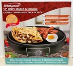 Electric Crepe Maker Nonstick Pancake & Griddle 12" Hot Plate Nib New. Price: $36.25.