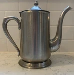 Brandware Stainless 18-8 Coffee/ Tea Pot Kettle Carafe Hinged Lid Japan 6-A Used. Price: $60.00.
