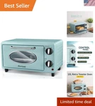 Americana Retro 50 Toaster Oven - 8 Pizza, 1000W With Programmable Settings New. Price: $107.96.