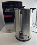 Avantco Stainless Steel Coffee Urn 1500W/ 100 Cup Used. Price: $68.00.