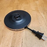 Aroma Electric Kettle Replacement Base AWK-266SB Power Cord Motor Used. Price: $11.01.